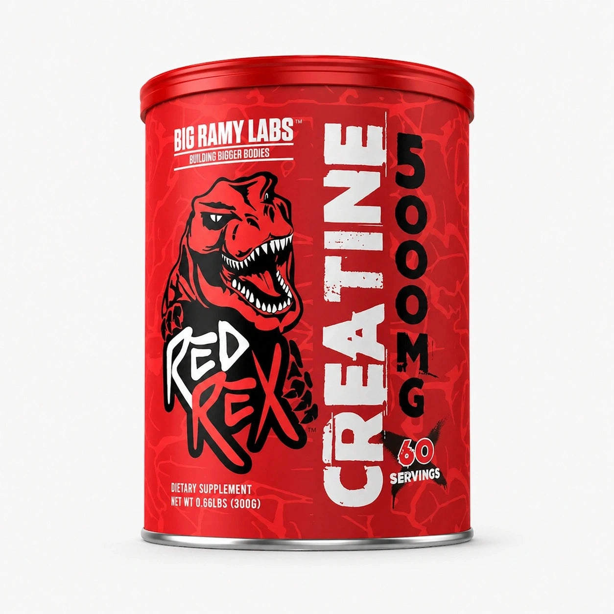 Red Rex, Creatine Monohydrate, Unflavored, 300g, 60 Servings