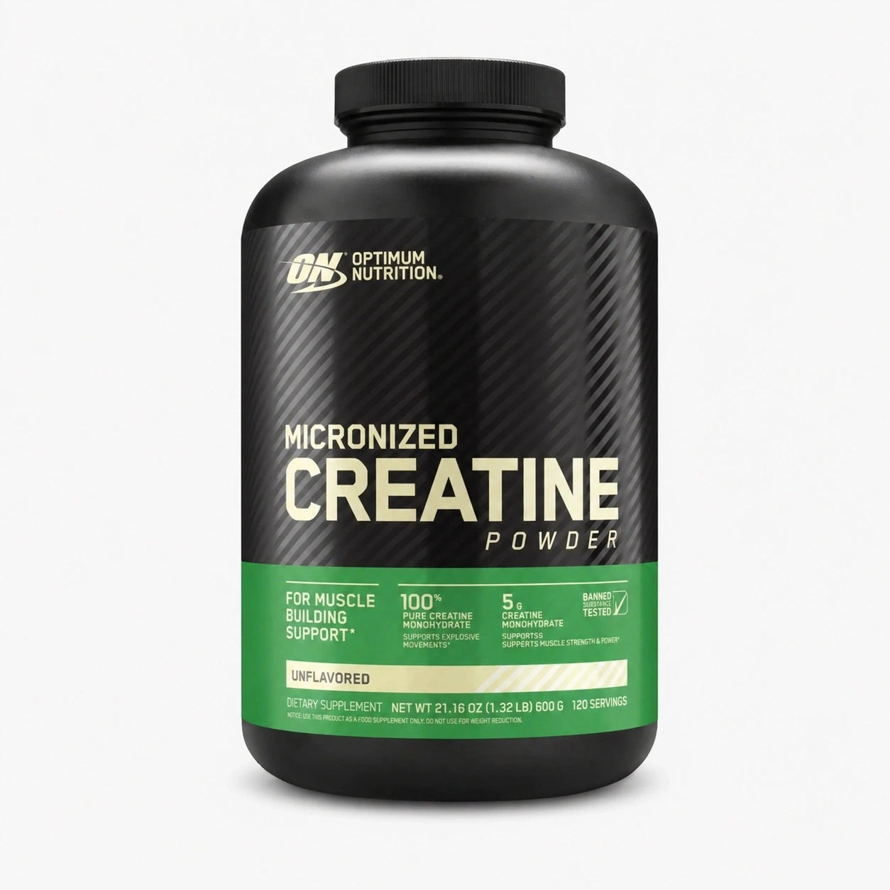 Optimum Nutrition, Creatine Micronized, 600g, 120 Servings