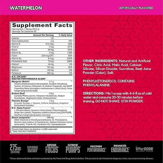 BSN | NO-XPLODE - Legendary Pre-Workout (555G)