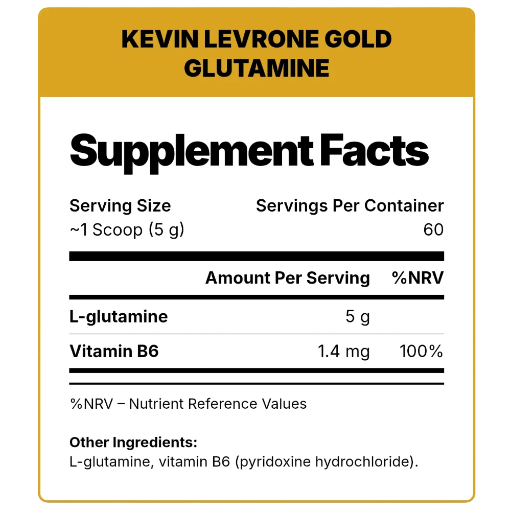 Kevin Levrone | Gold Glutamine - The Golden Recovery (300G)