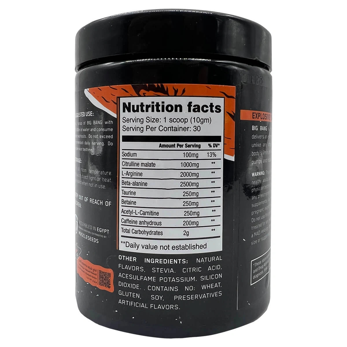MuscleSeeds | Big Bang - Explosive Pre-Workout (300G)