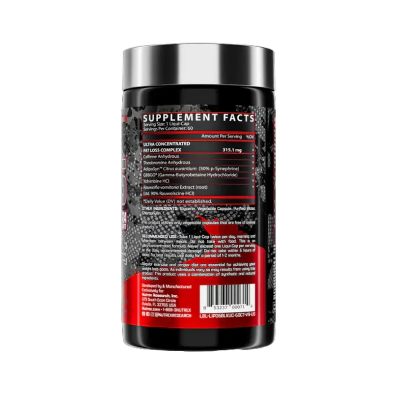 Nutrex Research | Lipo-6 Black Ultra Concentrate (60 Caps)