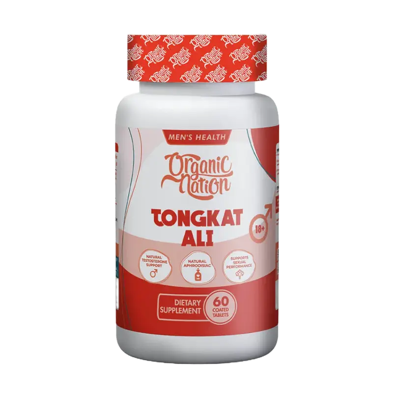 Organic Nation | Tongkat Ali - Natural Vitality (60 Coated Tablets)
