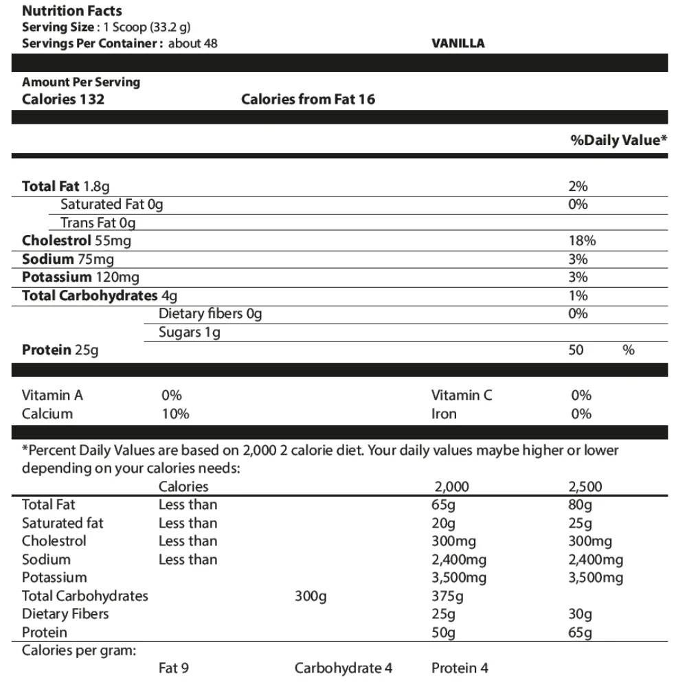 PureGanic, Whey Ganic, 1.6kg, 47 Servings