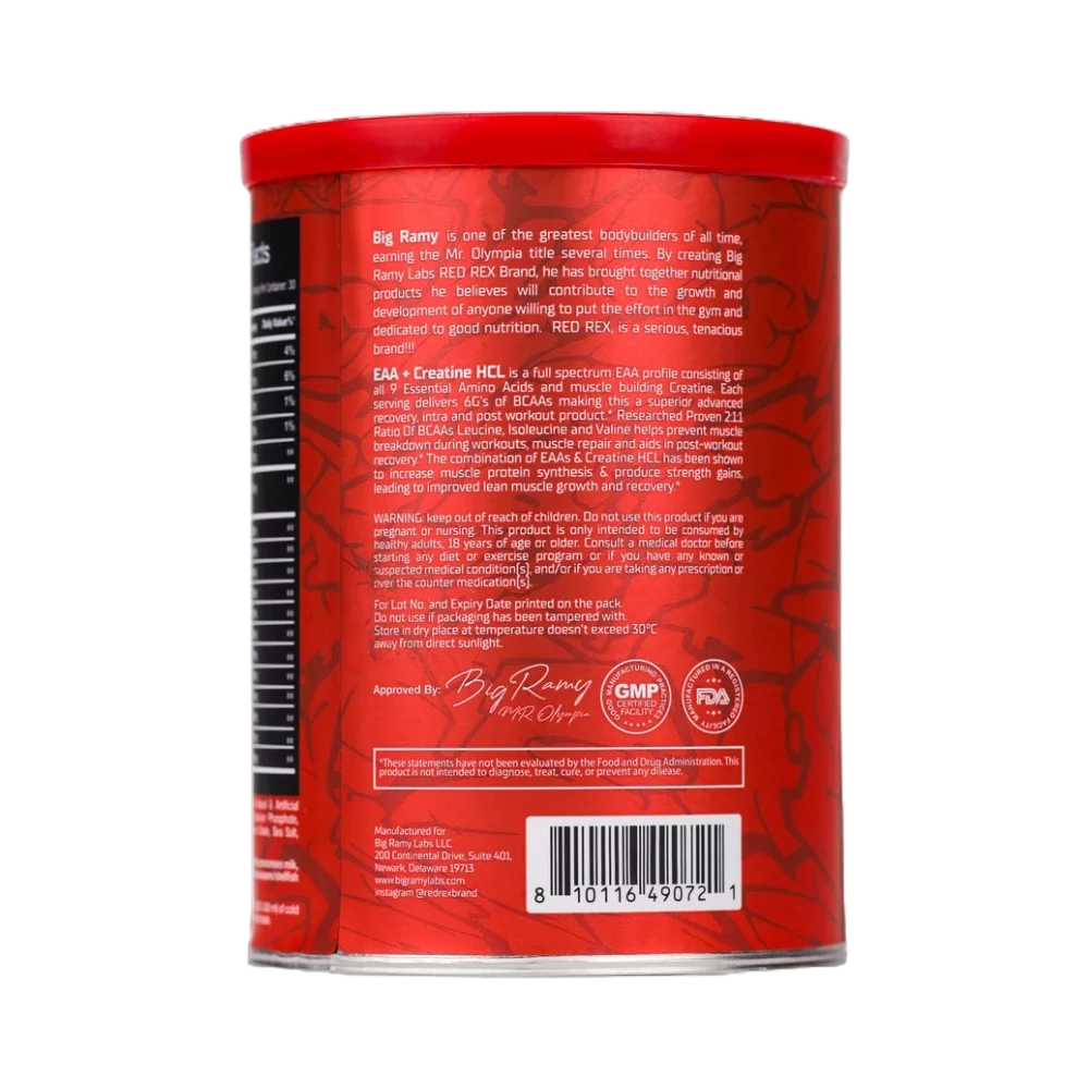 Red Rex | EAA + Creatine HCL - Advanced Recovery (420G)