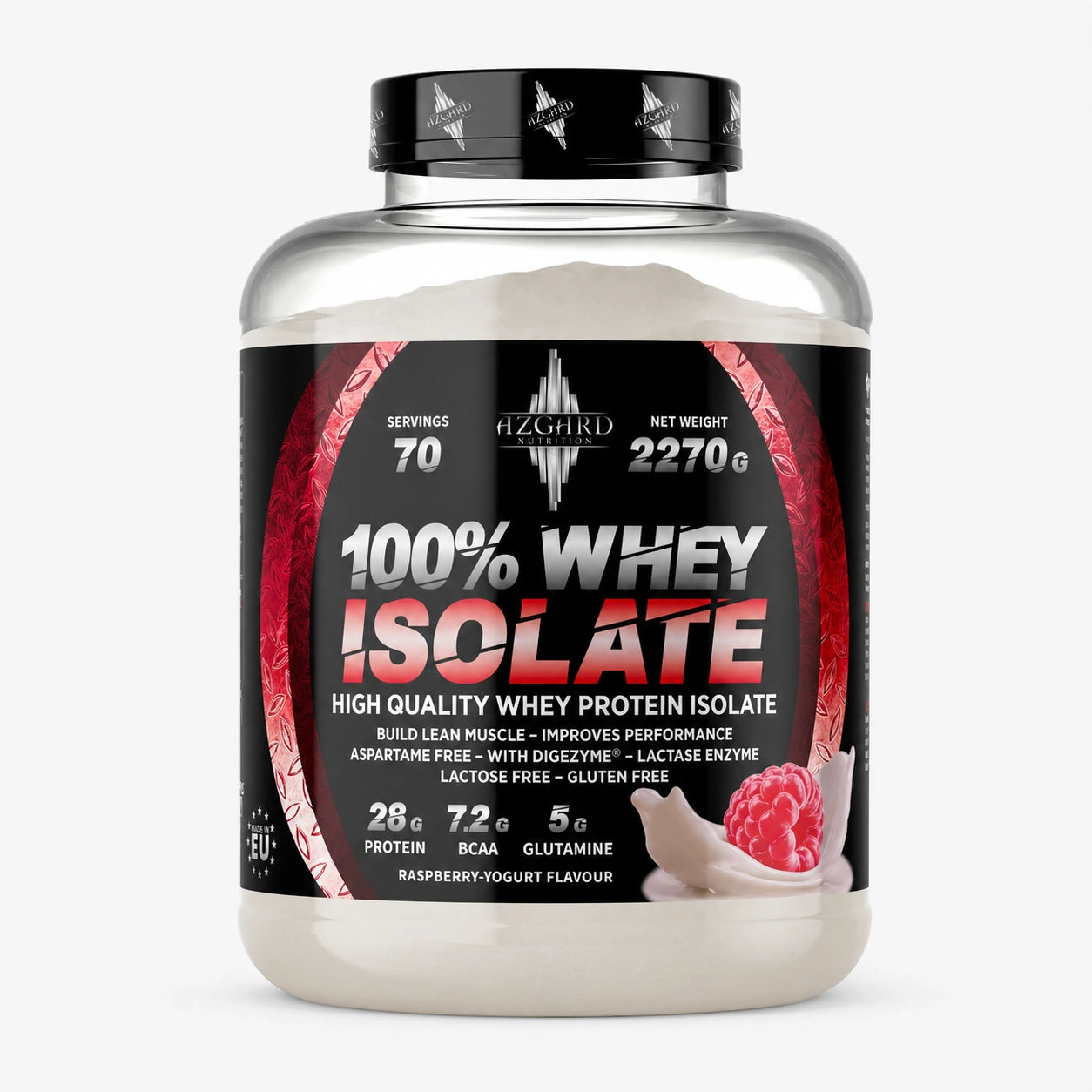 Azgard Nutrition 100 % Whey Isolate 70 Servings