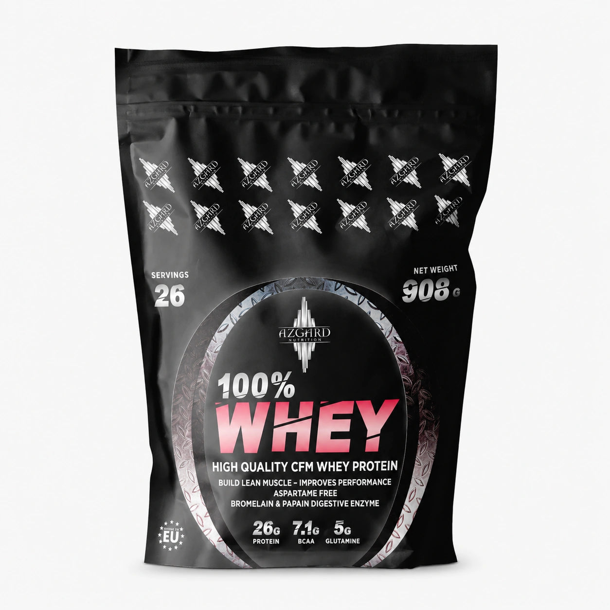 Azgard Nutrition, 100% Whey High Quality Protein, 908G, 26 Servings