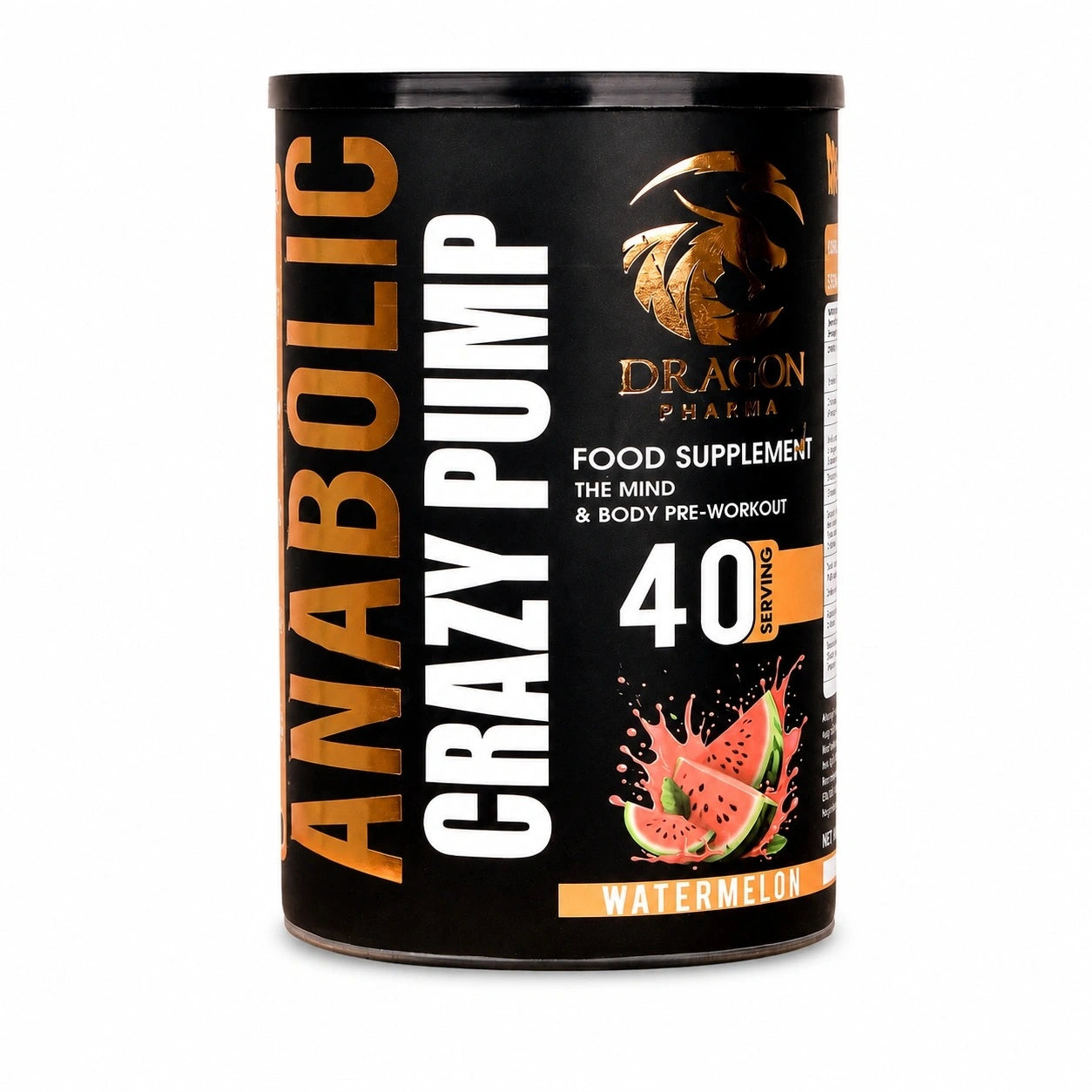 Dragon Pharma | Crazy Pump - Maximum Vasodilation (40 Servings)